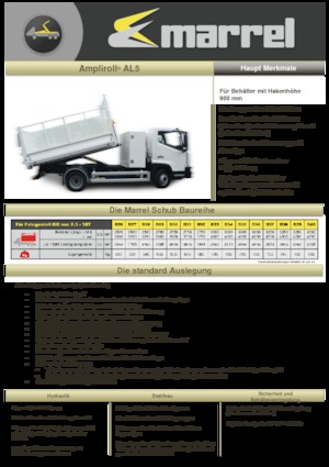 Roll-off kiepwagens Marrel AL 5 DIN 32 B