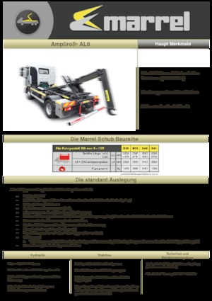 Roll-off kiepwagens Marrel AL 8 DIN 39 B
