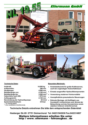 Roll-off kiepwagens Ellermann HL 19.55