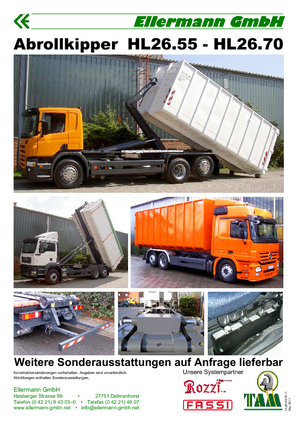 Roll-off kiepwagens Ellermann HL 26.60