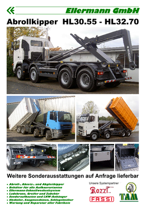 Roll-off kiepwagens Ellermann HL 32.70