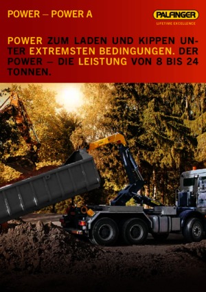 Roll-off kiepwagens Palfinger P 20 