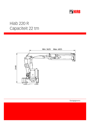 Kranen met rolladers Hiab 220 R-F2