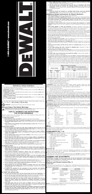 Roterende Hamers DEWALT D25723K