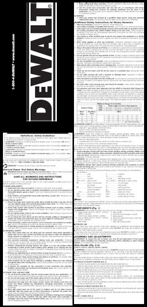 Roterende Hamers DEWALT D25763K