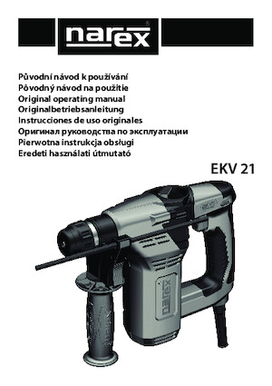 Roterende Hamers Narex EKV 21