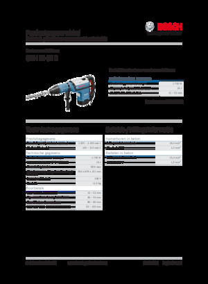 Roterende Hamers Bosch GBH 12-52 D