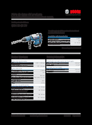 Roterende Hamers Bosch GBH 12-52 DV