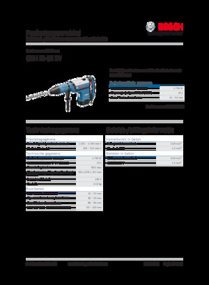 Roterende Hamers Bosch GBH 12-52 DV