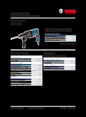 Roterende Hamers Bosch GBH 2-26 F