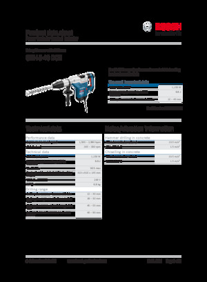 Roterende Hamers Bosch GBH 5-40 DCE