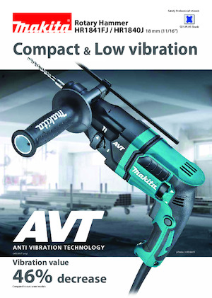 Roterende Hamers Makita HR1840J