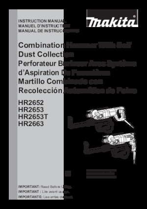 Roterende Hamers Makita HR2653