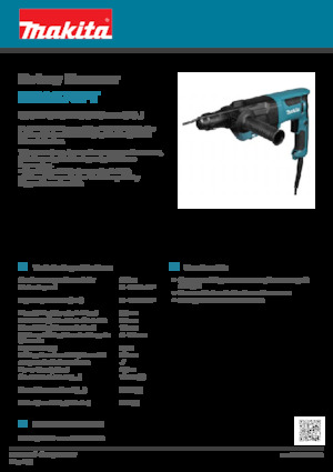 Roterende Hamers Makita HR2670FT
