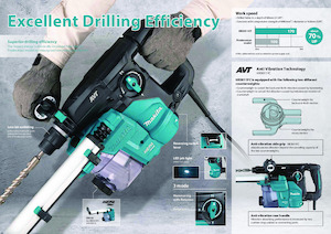 Roterende Hamers Makita HR3011FC