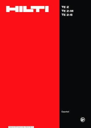 Roterende Hamers Hilti TE 2