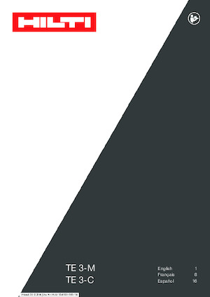 Roterende Hamers Hilti TE 3-C