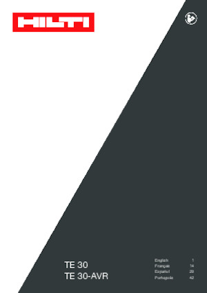 Roterende Hamers Hilti TE 30