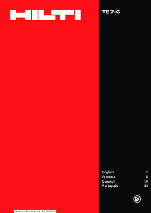 Roterende Hamers Hilti TE 7-C 