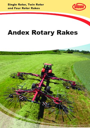Rotatieharken Vicon Andex 1304 Plus