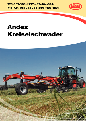Rotatieharken Vicon Andex 774 Vario