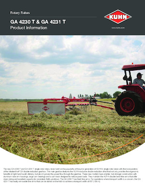 Rotatieharken Kuhn GA 4230 T