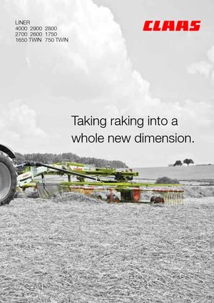 Rotatieharken Claas Liner 2600