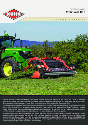 Rotatieharken Kuhn Merge Maxx 442 F 