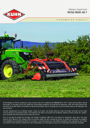Rotatieharken Kuhn Merge Maxx 442 F 