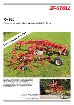 Rotatieharken JF-Stoll R 820 Plus