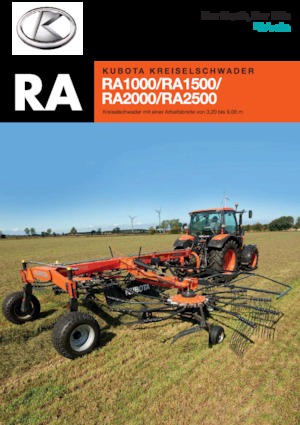 Rotatieharken Kubota RA2071T Evo (Plus)