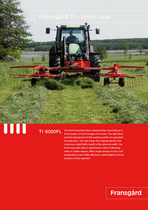 Rotatieharken Fransgard TI 6000 FL