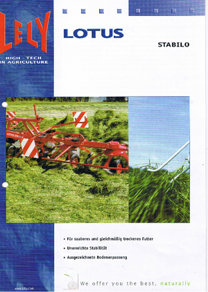 Rotatieschudders Lely Lotus 460 Stabilo AWS