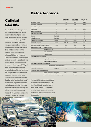 Rotatieschudders Claas Volto 870