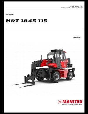 Draaiende verreiker Manitou MRT 1845-400 115 D