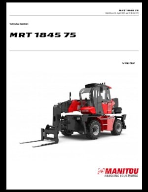 Draaiende verreiker Manitou MRT 1845-400 75 D