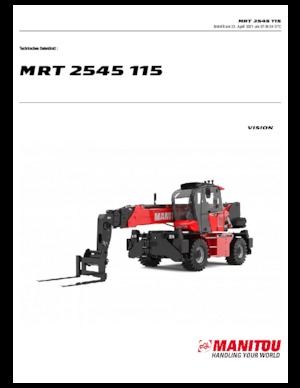 Draaiende verreiker Manitou MRT 2545-400 115 D