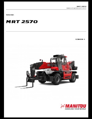 Draaiende verreiker Manitou MRT 2570-360 175 Y