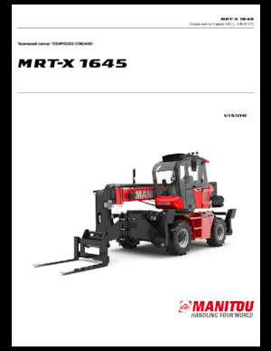 Draaiende verreiker Manitou MRT-X 1645