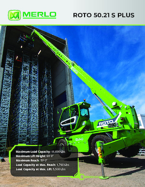 Draaiende verreiker Merlo Roto 50.21 S PLUS