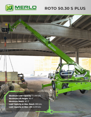 Draaiende verreiker Merlo Roto 50.30 S Plus