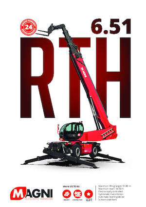 Draaiende verreiker MAGNI RTH 6.51 SH