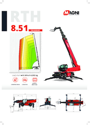 Draaiende verreiker MAGNI RTH 8.51