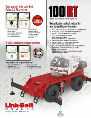 Ruwterrein-kranen Link-Belt 100 RT