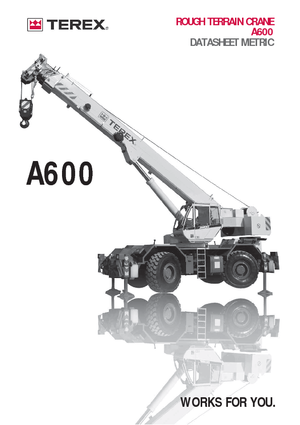 Ruwterrein-kranen Terex Bendini A 600