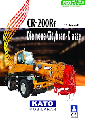 Ruwterrein-kranen Kato CR 200 Rf