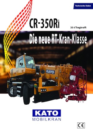 Ruwterrein-kranen Kato CR 350 Ri