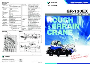 Ruwterrein-kranen Tadano GR-130EX
