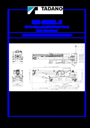 Ruwterrein-kranen Tadano GR-500XL