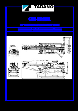 Ruwterrein-kranen Tadano GR-600XL